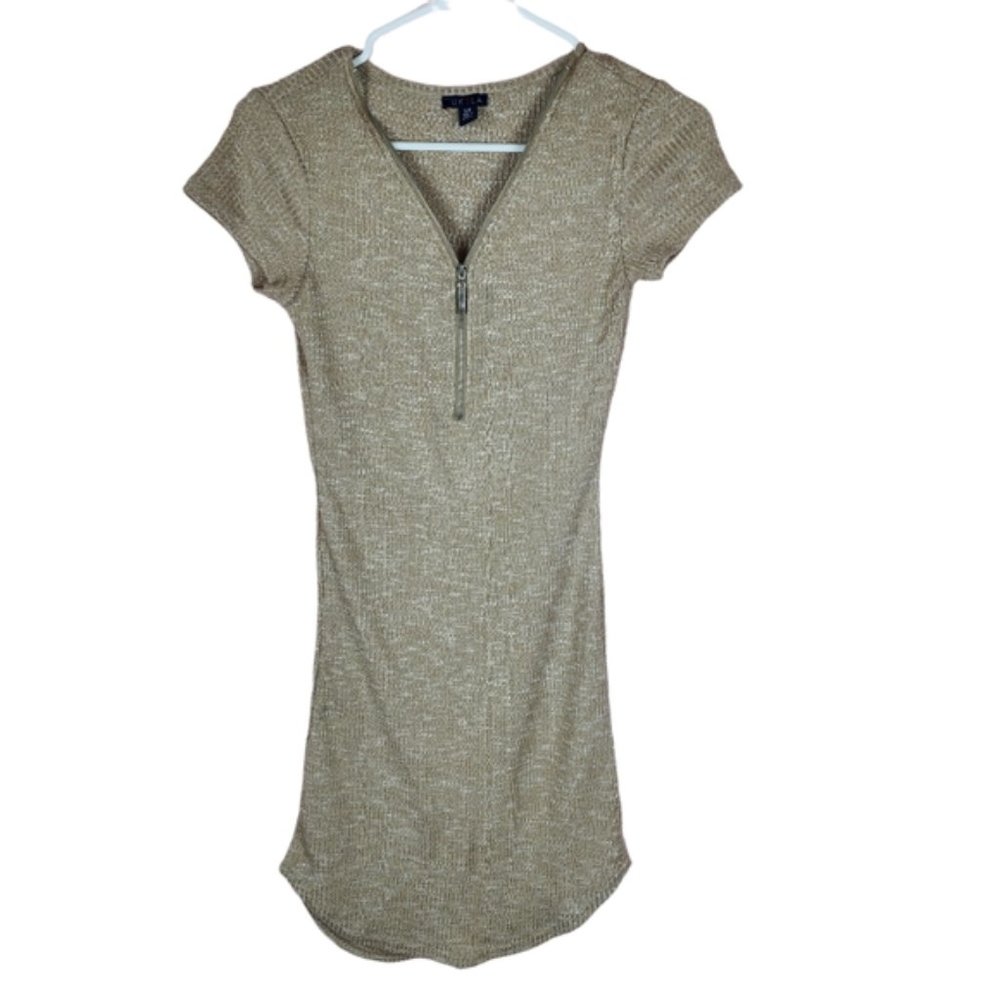 Ribbed Knit bodycon mini dress